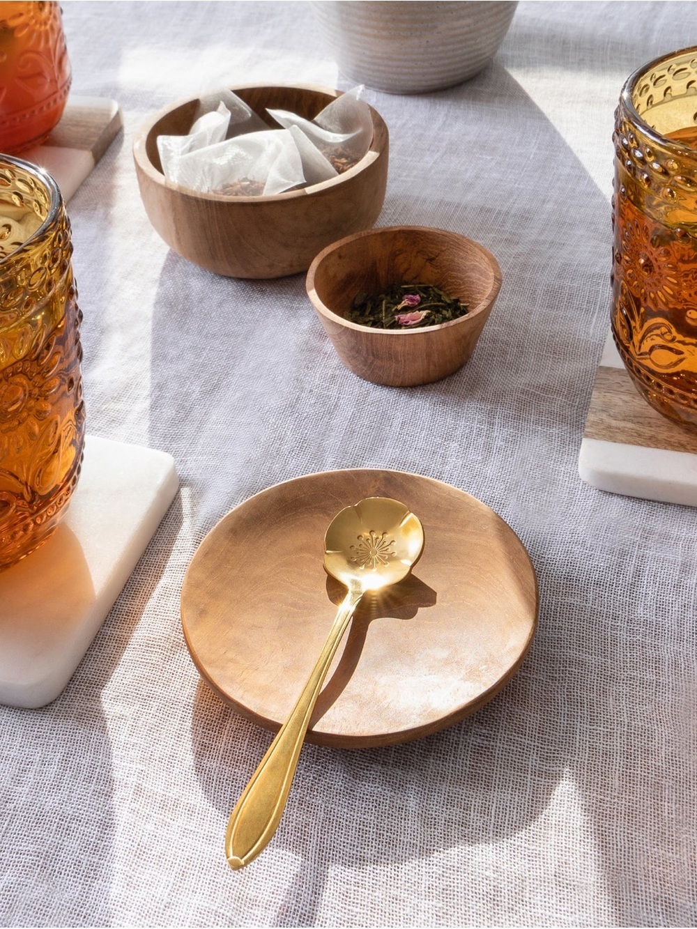 Stainless Steel Flower Shaped Spoon